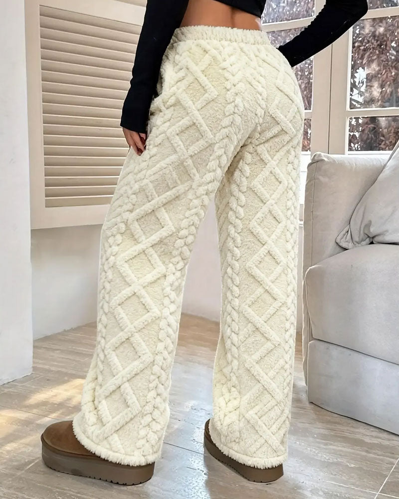 Hose Elastische Taille Kordelzug Mode