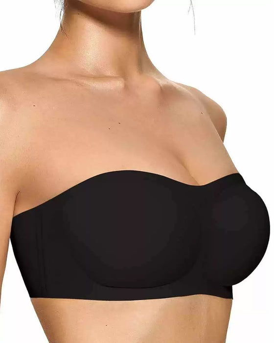 Bh Trägerlos Einfarbig Push-Up