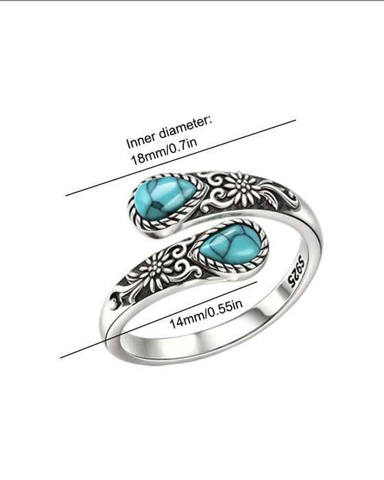 Gänseblümchen-Muster Ring