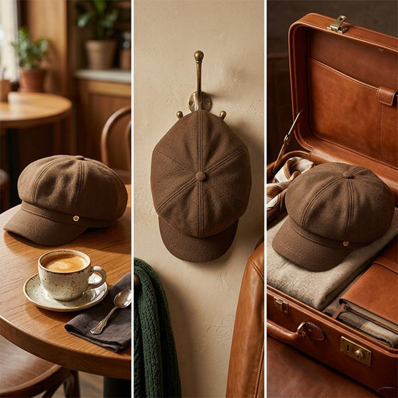 Newsboy-Cap Im Britischen Stil