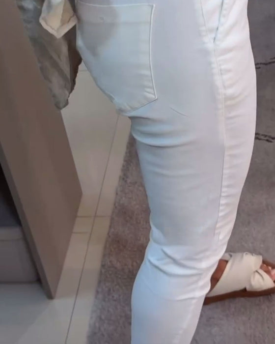 Bleistifthose lässig Kordelzug