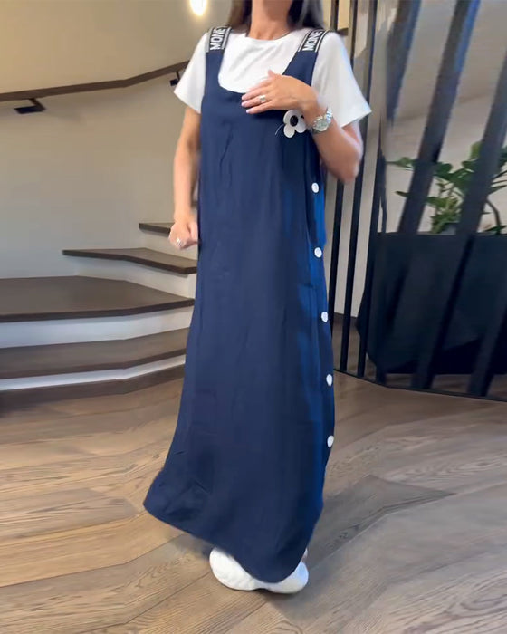 Kleid Lässig Und Modisch Träger