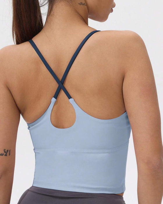 Sport-Tanktop mit integriertem Brustpolster