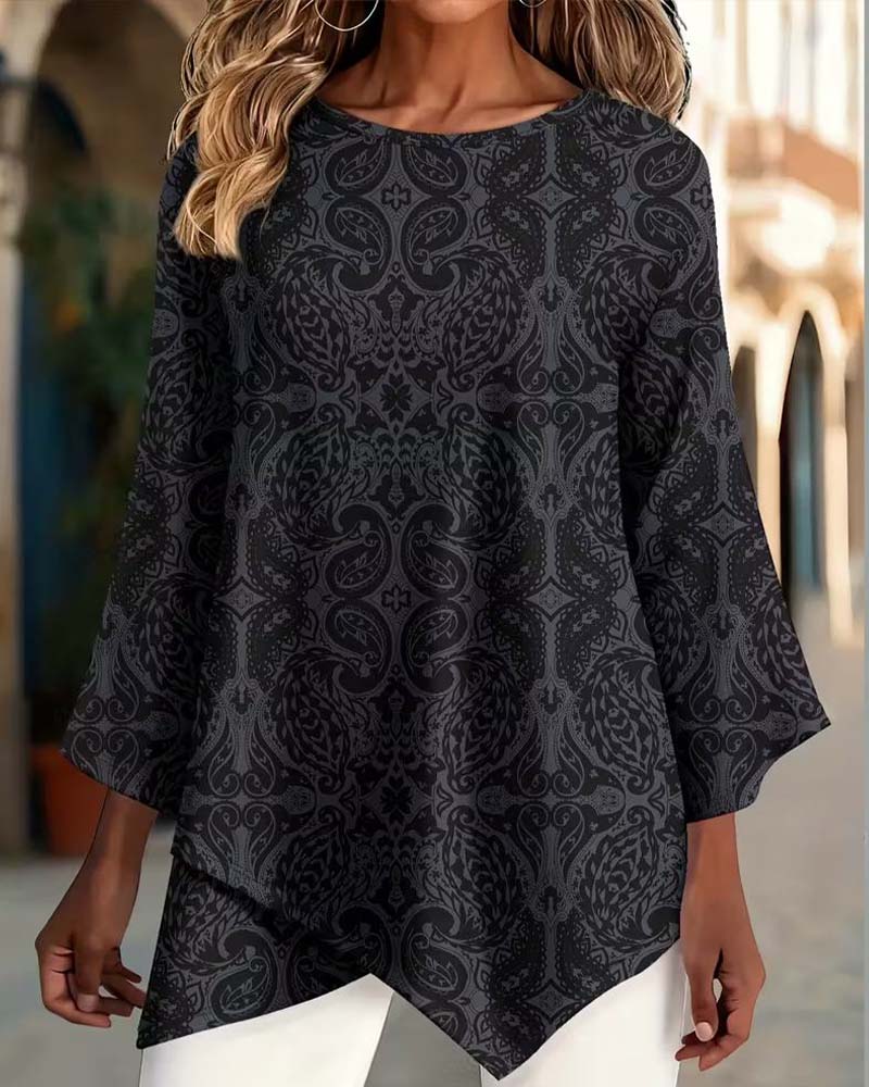 Top Kreuz Unregelmäßig Druck