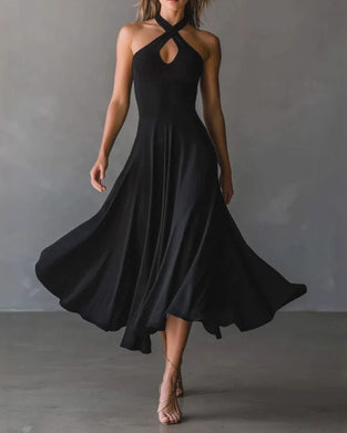 Kleid Modisch Halterneck