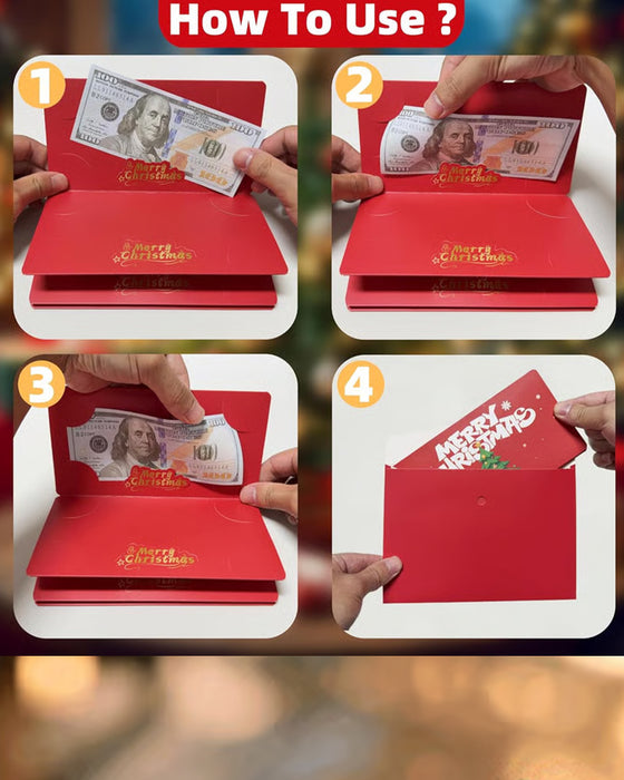 Weihnachts Geldgeschenk Umschlag