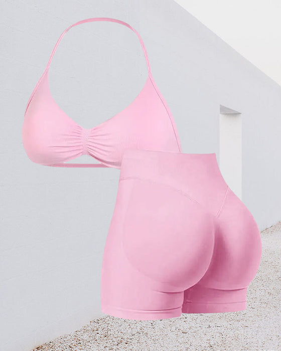 Sets Hohe Taille Po-Lifting Leggings