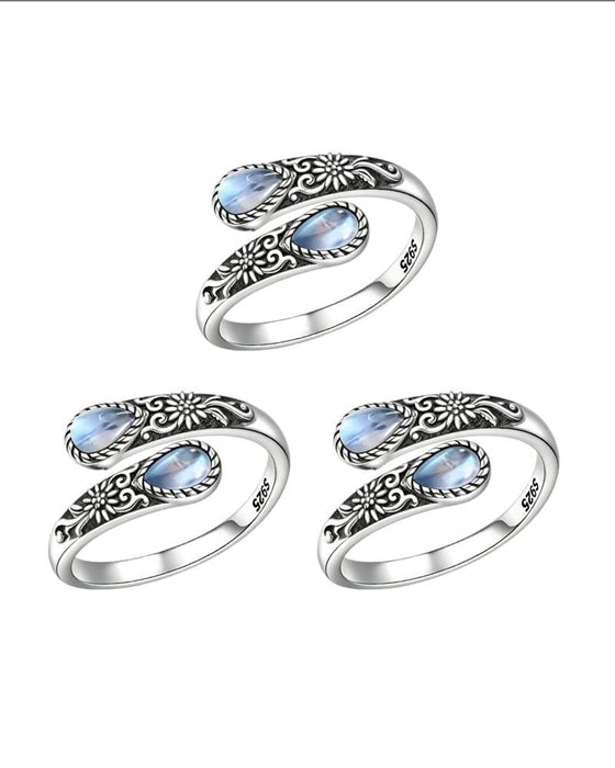 Gänseblümchen-Muster Ring