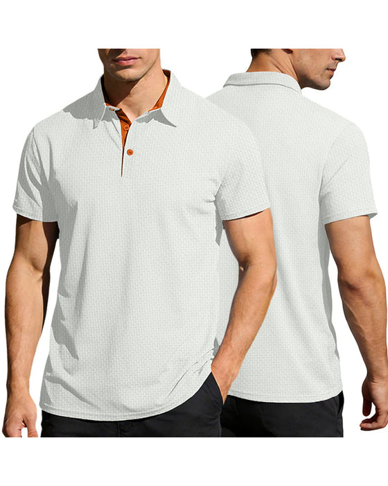 Herren-T-Shirt, Einfarbig, Kurze Ärmel
