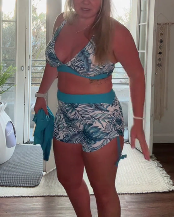 Bikini Modisch Und Vielseitig Freizeit Zweiteilig
