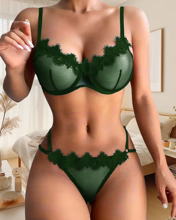 Pyjamas Dünnes Mesh Spitze