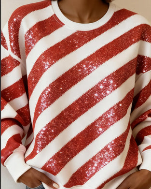 Sweatshirt mit Schifferkragen und Rundhalsausschnitt