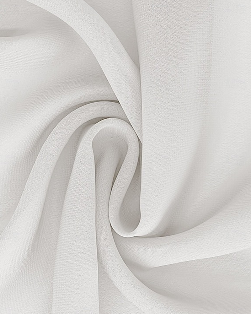 Kleid eleganter Puffärmel V-Ausschnitt