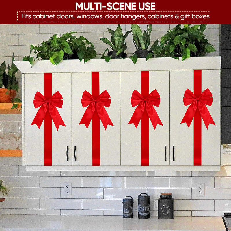 Christmas Door Bow Ribbon Decoration