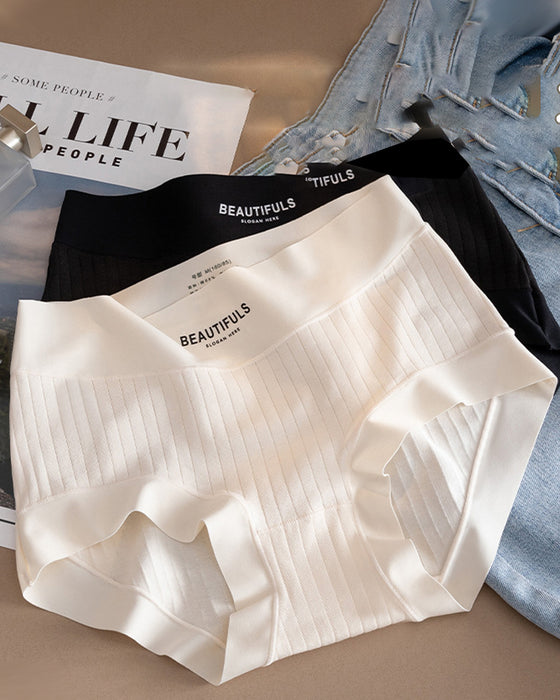 Long-Staple Cotton High Waist Briefs