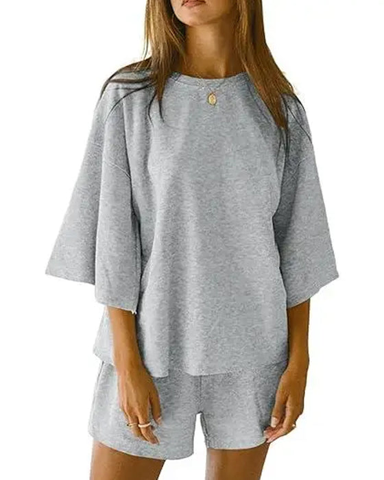 Set Elastische Taille Shorts Lässig