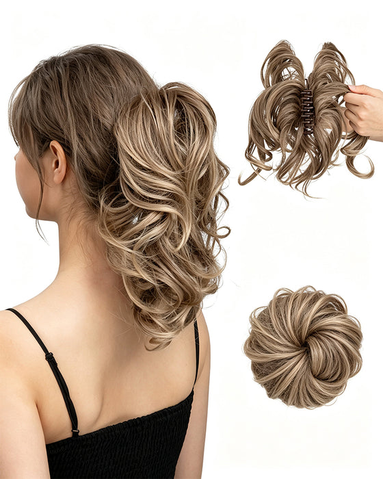 Klammer Haarknoten Pferdeschwanz