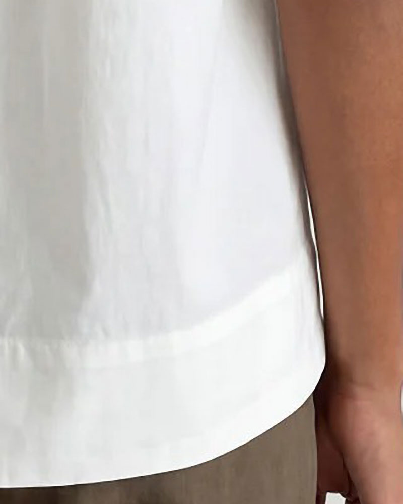 Tanktop Bindung Gekräuselt