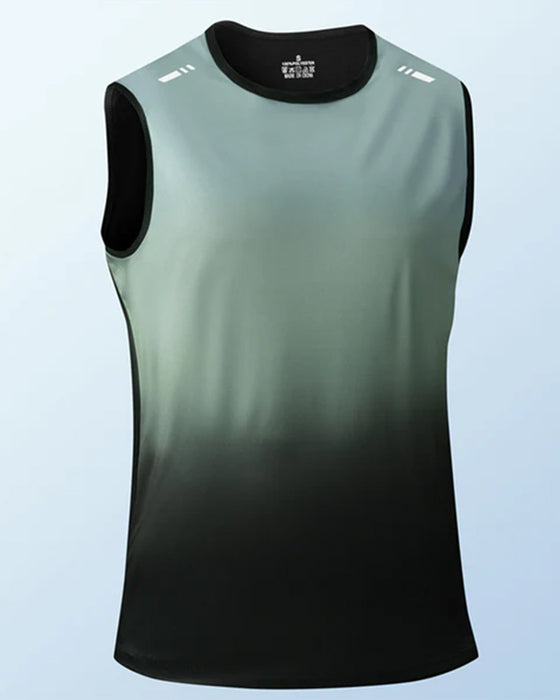 Herren-Tanktop, Farbverlauf, Rundhals