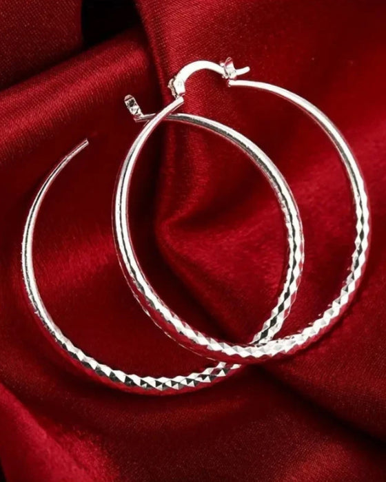 Ohrringe Damen Diamantgeschliffen