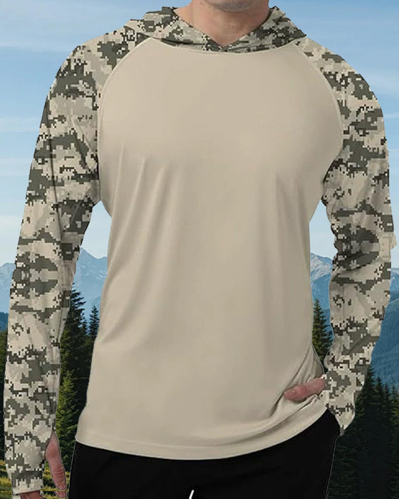 Herren Top Langarm Mit Print