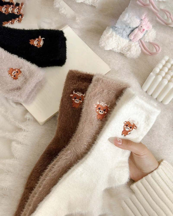 Socken Süße Kuh Hausschuhe
