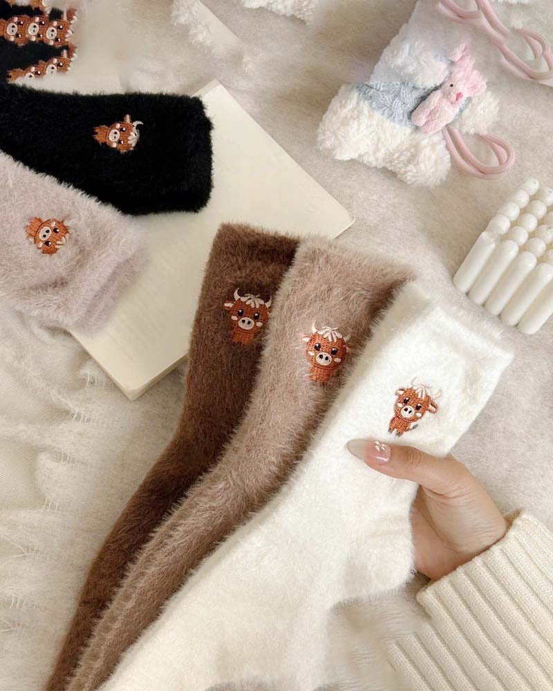 Socken Süße Kuh Hausschuhe
