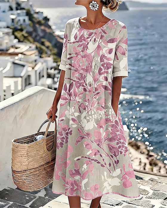 Kleid Gedruckt Shift