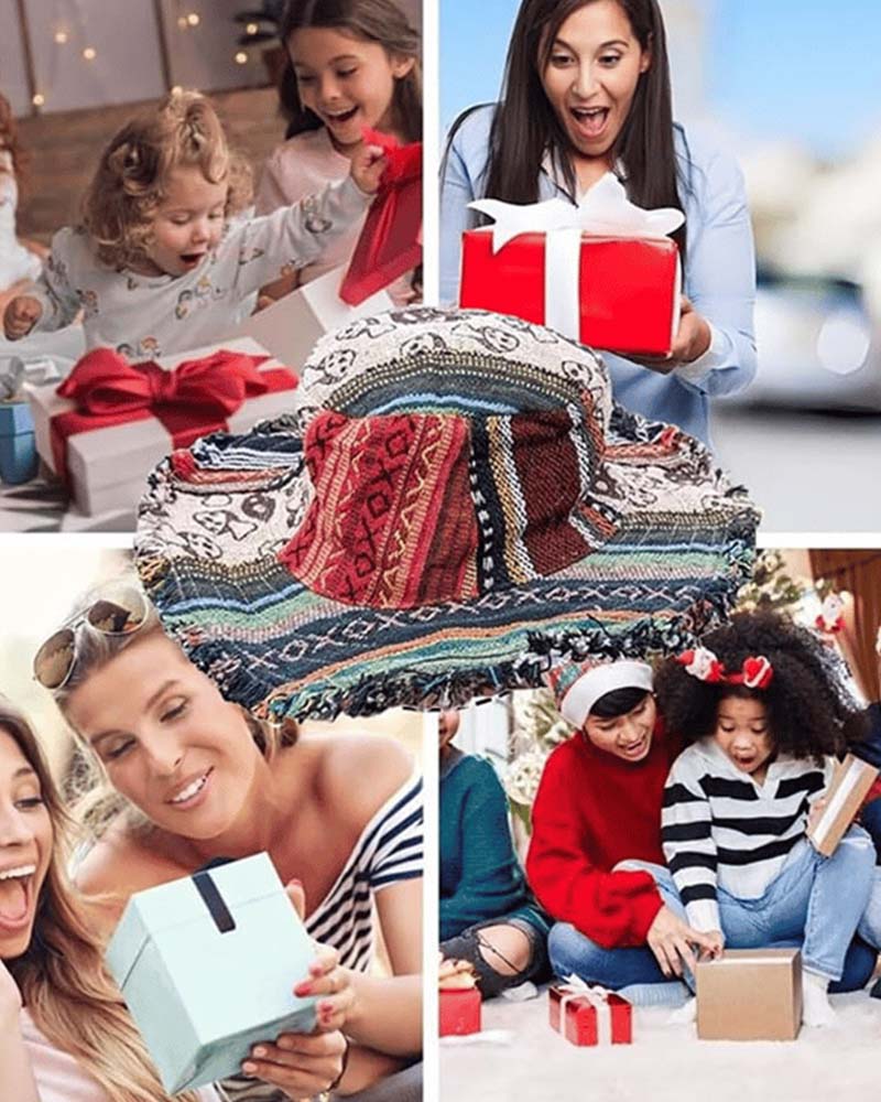 Hut Patchwork Bunt Eimer