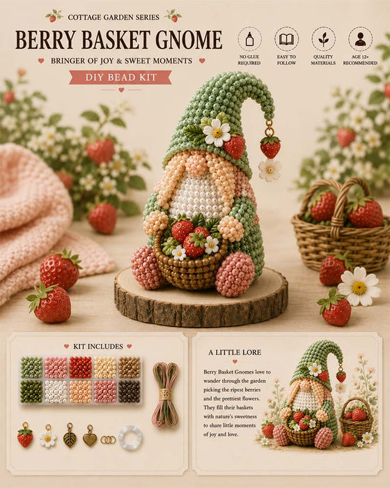 🔥 💕Gemütliches Gnome Diy Perlenkit Sammlung – Sammle Alle 7 Gnome