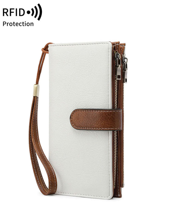Damen Reißverschluss Lange Geldbörse Trendy Exquisite Geschenk Geldbörse