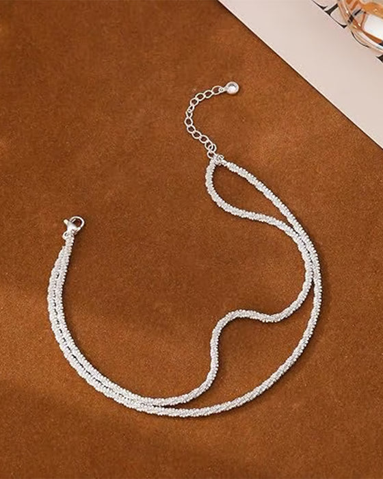 🏖️ Fußkettchen Damen Kc Gold & Sterling Silber