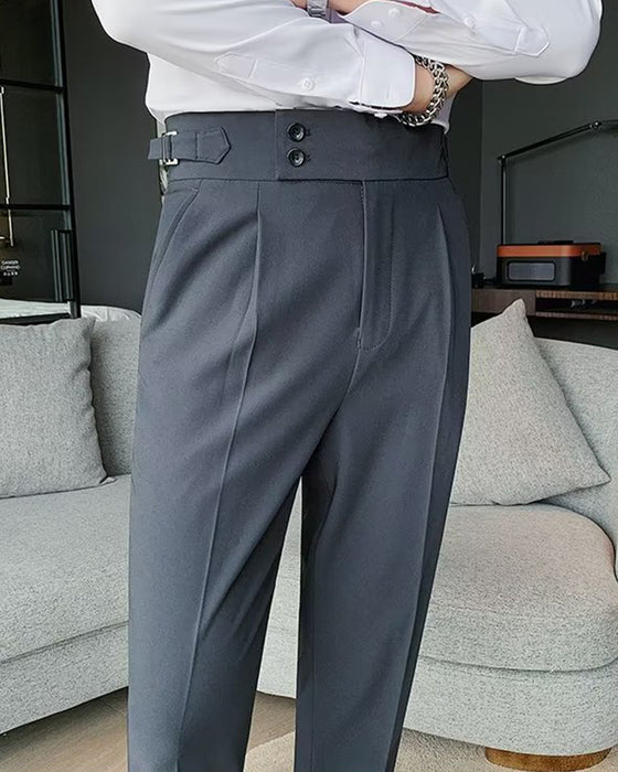 Herren Hose Tasche Einfarbig Lässig Kleid