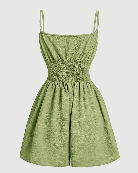Overall Lässig Plissiert Camisole