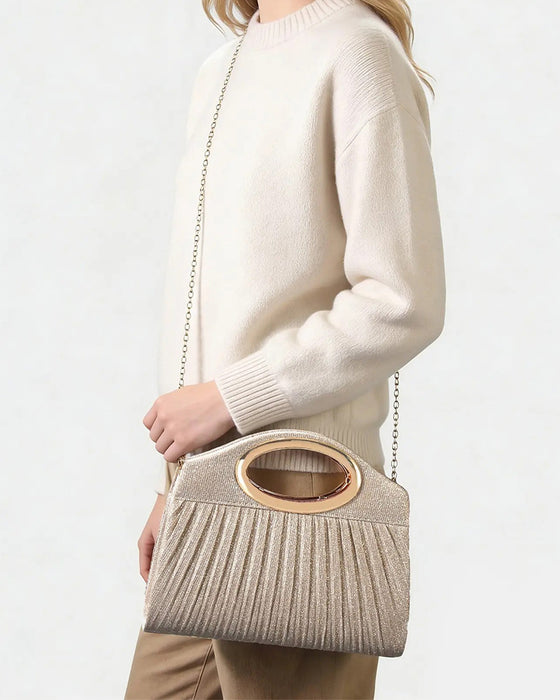 Elegante Glitzer Abend-Clutch Tasche Für Damen