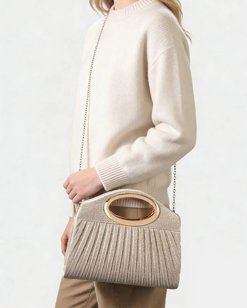 Elegante Glitzer Abend-Clutch Tasche Für Damen