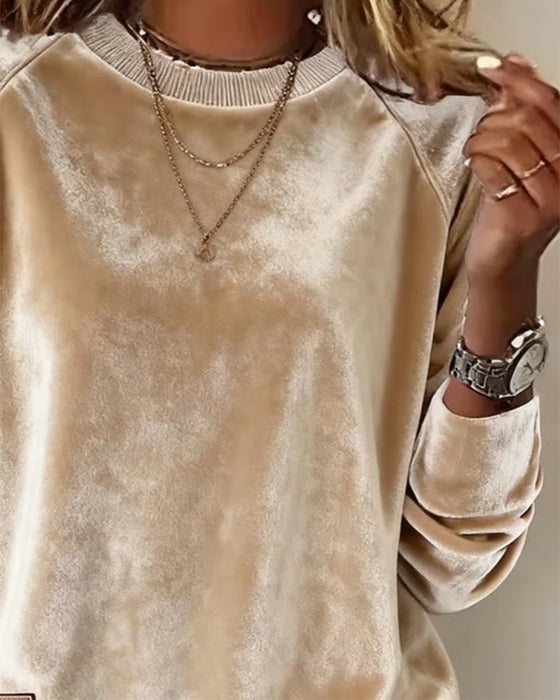 Sweatshirt rundhals modisch