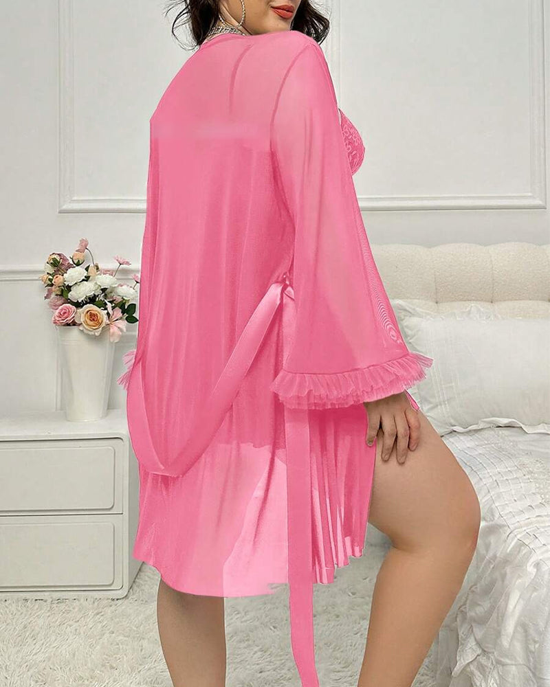 Sexy Spitze Nachthemd Träger Anzug