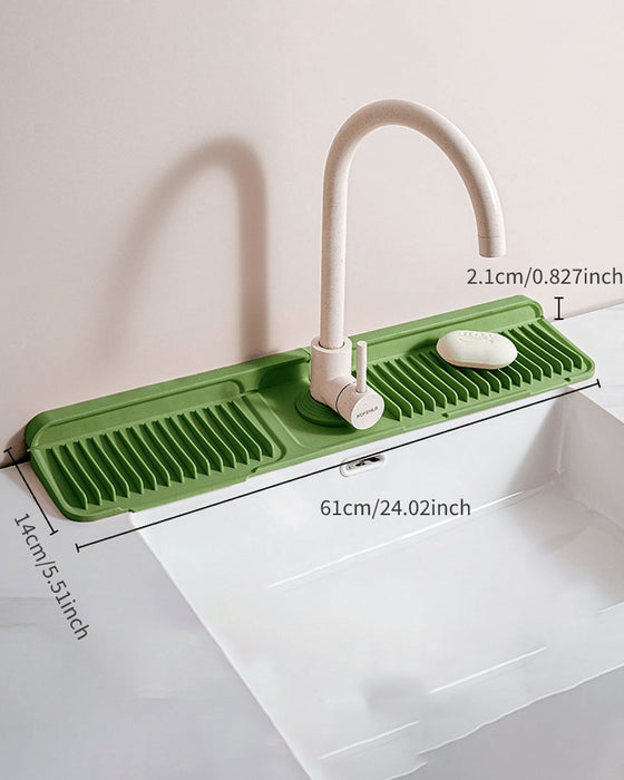 Knopf Silikon Wasserhahn Ablaufmatte-Promo