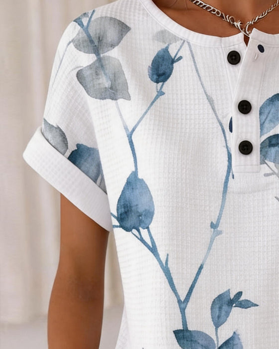 Top Waffel Blatt Print