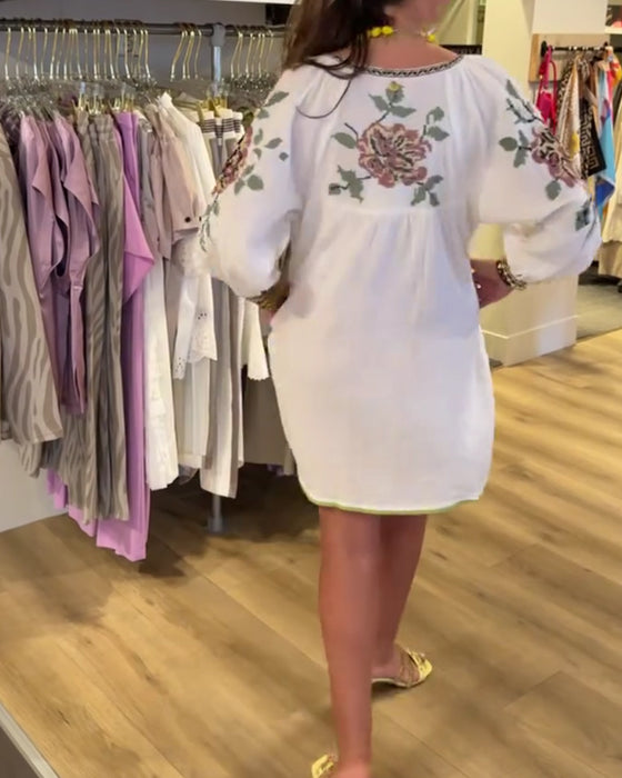 Kleid Boho Kurz Locker