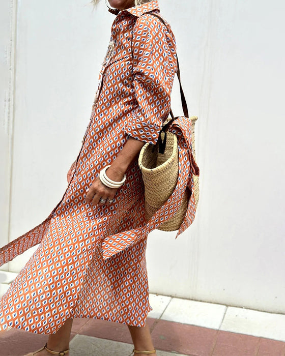 Kleid Mit Seitenschlitz Hemd