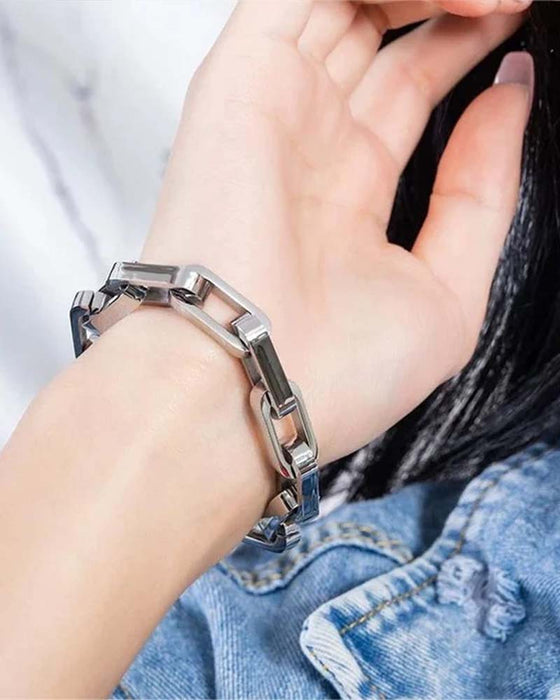 Kette Quadratisch Titan Stahl