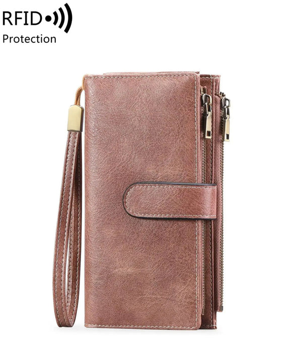 Damen Reißverschluss Lange Geldbörse Trendy Exquisite Geschenk Geldbörse