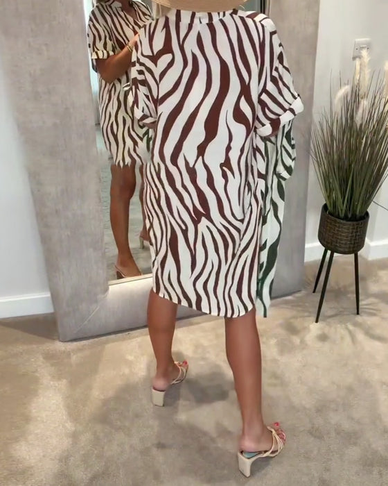 Kleid Lockeres Casual Hemd