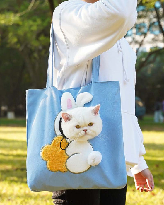 Tasche Süße Figur Haustier Träger Canvas Tote