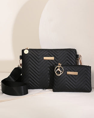 Tasche Wellen Muster Damen