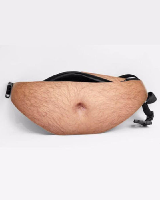 Lustige Bauchtasche – Realistische Bauchtasche als Gag