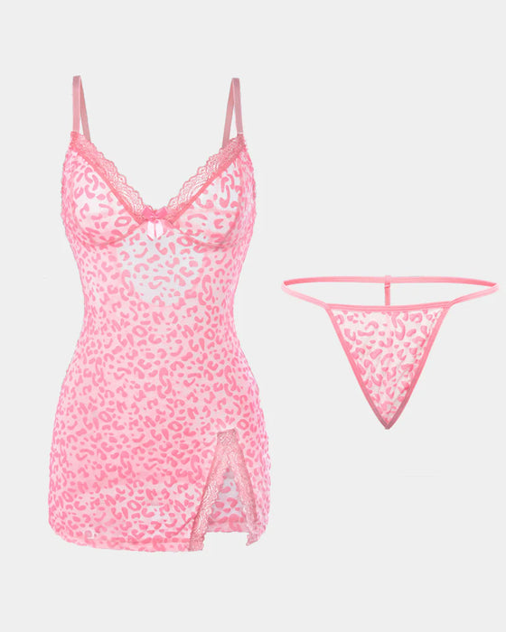 Kleid Durchsichtig Mesh Eng Strumpfhalter