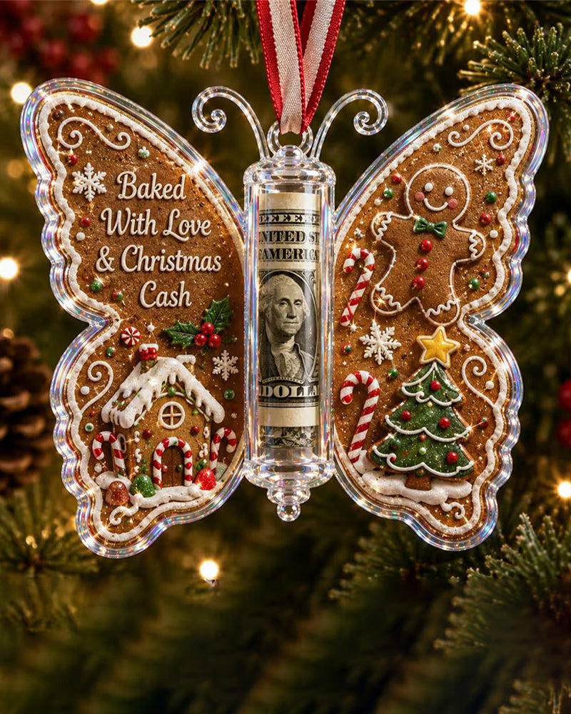 Schmetterling Weihnachten Bargeld Geschenk Dekoration